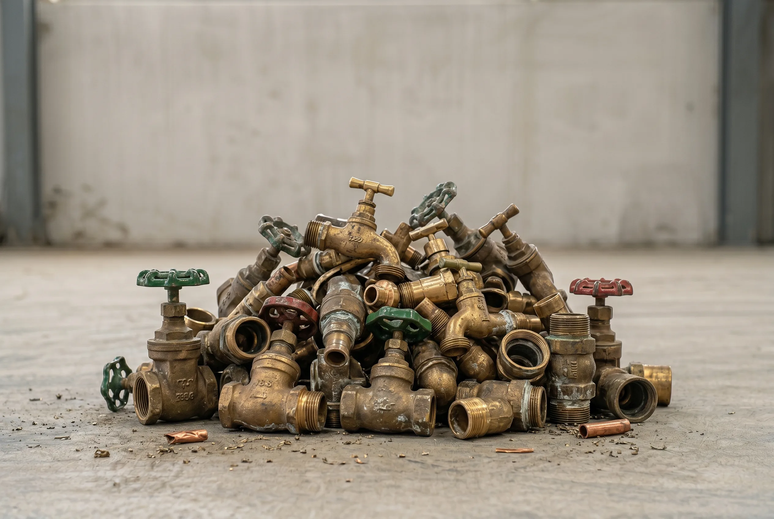 Brass taps valves and plumbing fittings scrap buyers in Chennai