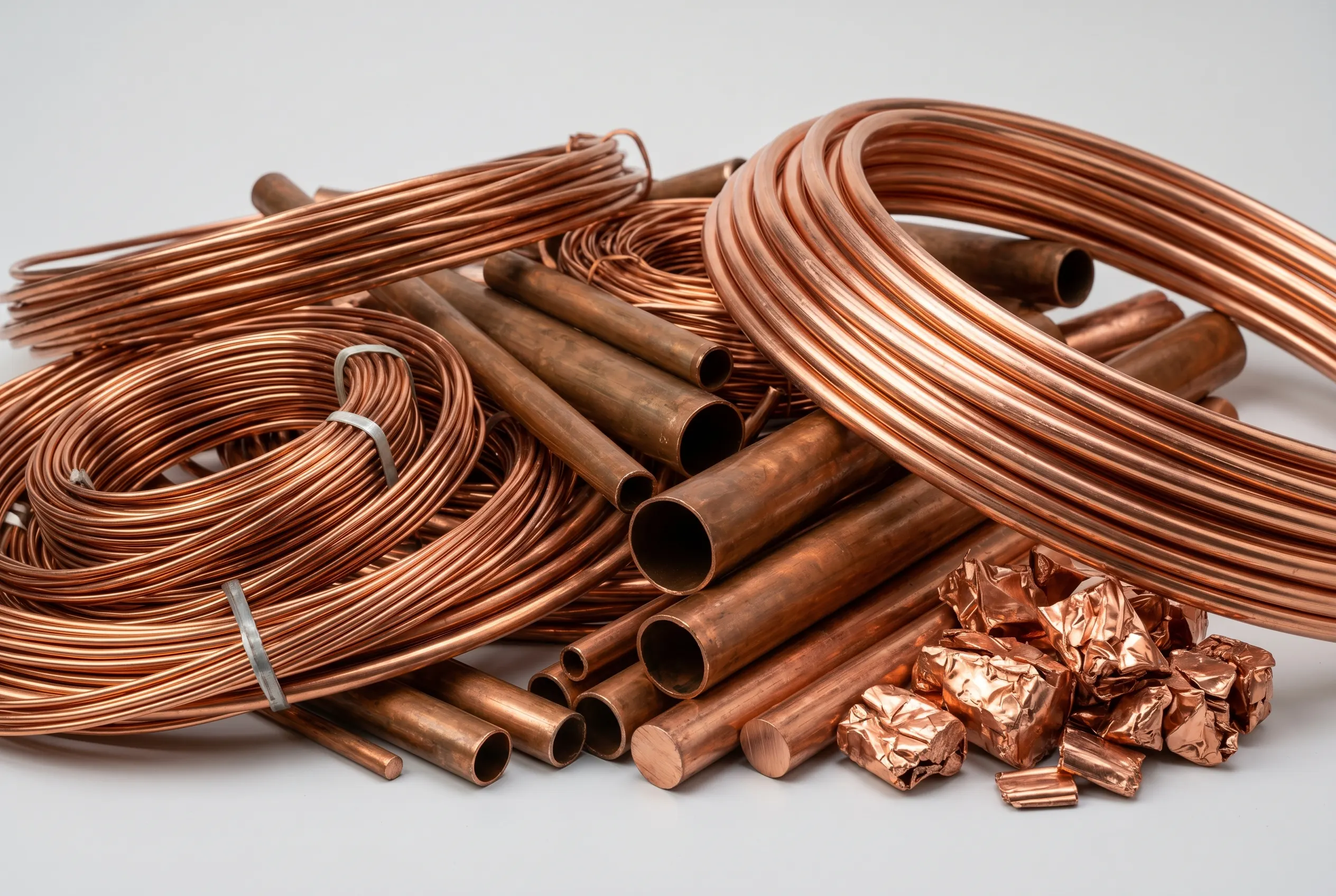 Copper scrap buyers in Chennai with copper wire and pipes