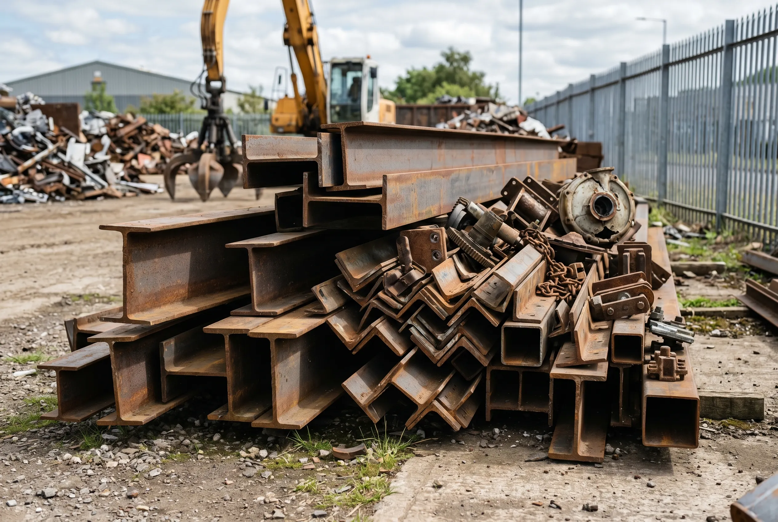 Structural steel and old machinery scrap buyers in Chennai