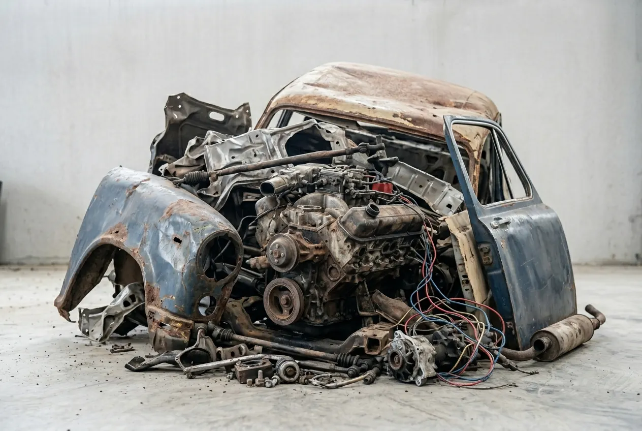 Vehicle parts and body scrap buyers in Chennai